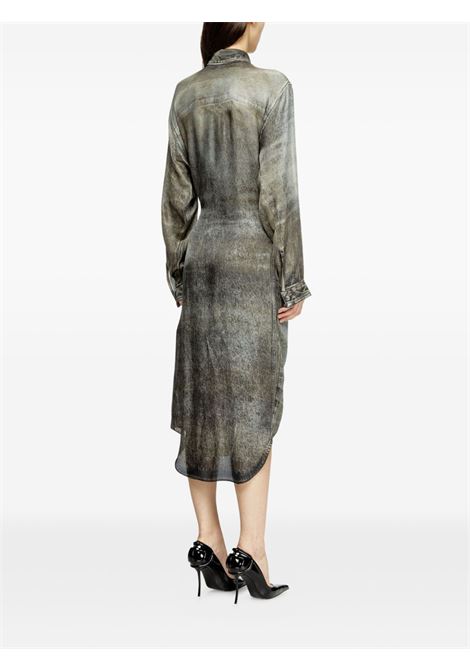Abito midi D-Iletta in grigio Diesel - donna DIESEL | A185770LKCT02