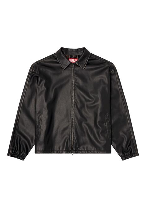 Giacca con zip in nero Diesel - uomo DIESEL | A192790LHBE9XX