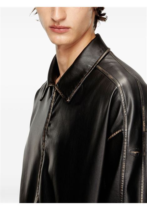 Giacca con zip in nero Diesel - uomo DIESEL | A192790LHBE9XX