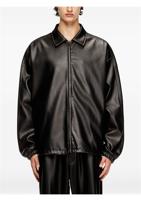 Giacca con zip in nero Diesel - uomo DIESEL | A192790LHBE9XX