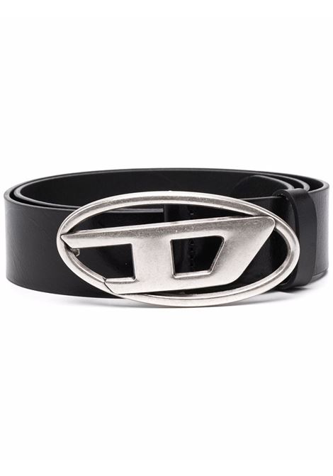 Cintura 1DR con fibbia logo in nero Diesel - unisex DIESEL | X08516PR666T8013