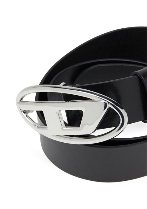 Cintura 1DR con fibbia logo in nero Diesel - unisex DIESEL | X08727PR666H6528
