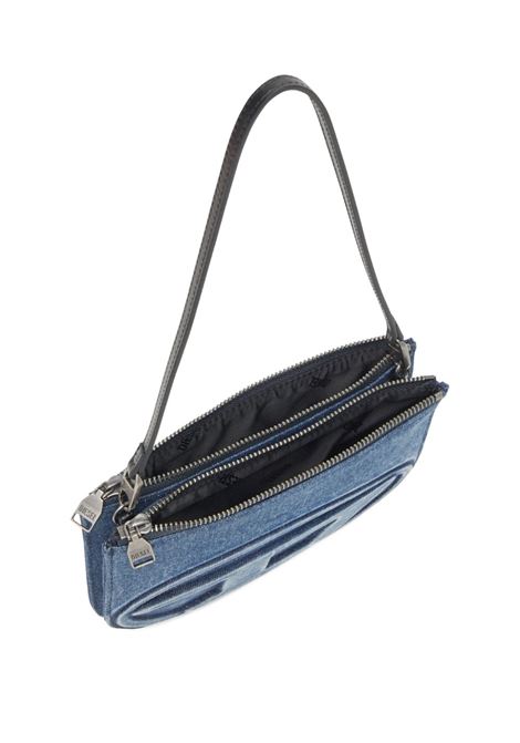 Borsa a spalla 1DR Twin in denim blu Diesel - donna DIESEL | X10330P6717H1410