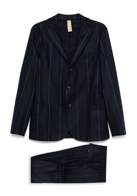 Blue striped single-breasted suit Eleventy - men ELEVENTY | L70ABUH01TES0L23311