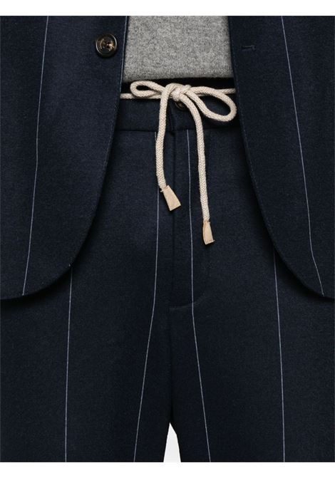 Blue striped single-breasted suit Eleventy - men ELEVENTY | L70ABUH01TES0L23311