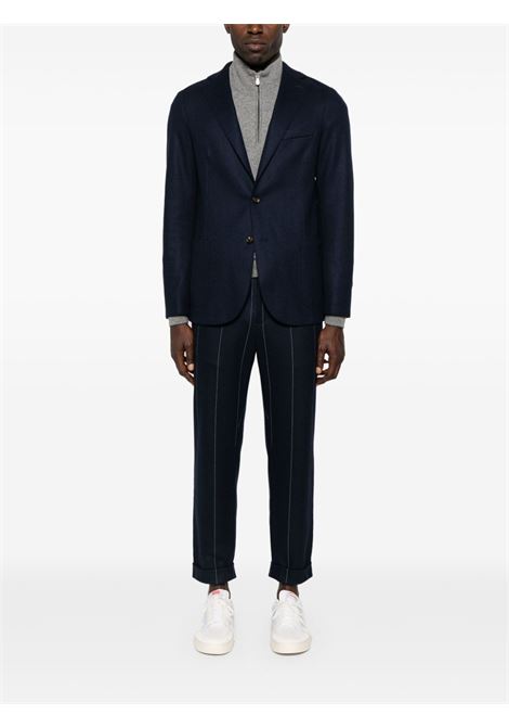 Blue single-breasted blazer Eleventy - men ELEVENTY | L70GIAA01JAC2401811