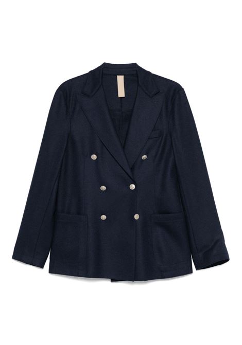 Dark blue double-breasted blazer Eleventy - men