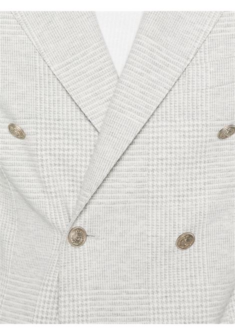 Grey double-breasted blazer Eleventy - men ELEVENTY | L70GIAA02TES0L09413