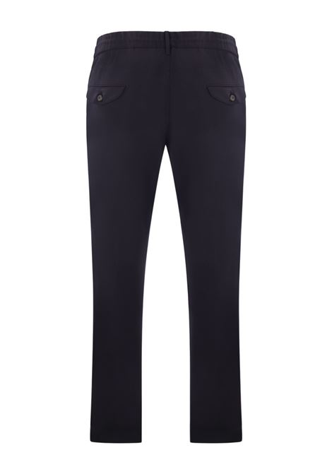 blue elasticated drawstring trousers eleventy - men ELEVENTY | X75PANB21TES0A05311N