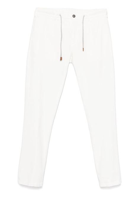white tapered trousers eleventy - men ELEVENTY | X75PANB21TET0K00501