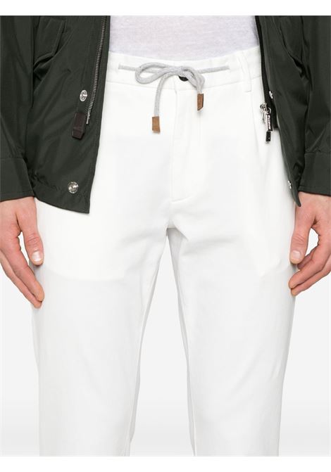 white tapered trousers eleventy - men ELEVENTY | X75PANB21TET0K00501