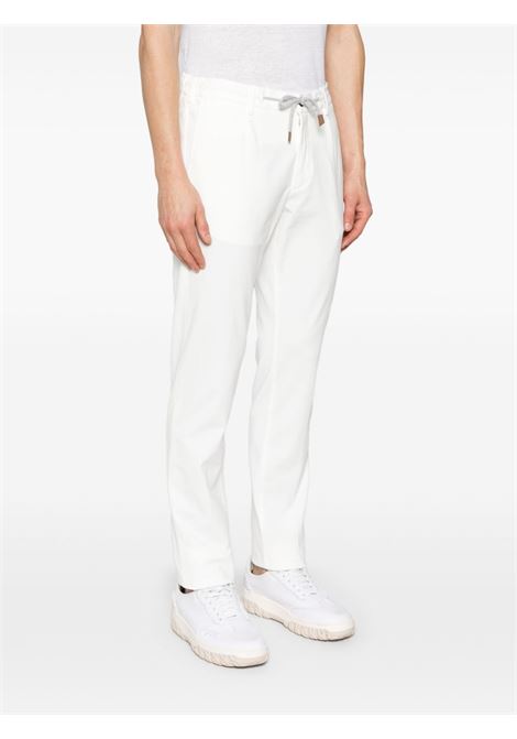 white tapered trousers eleventy - men ELEVENTY | X75PANB21TET0K00501