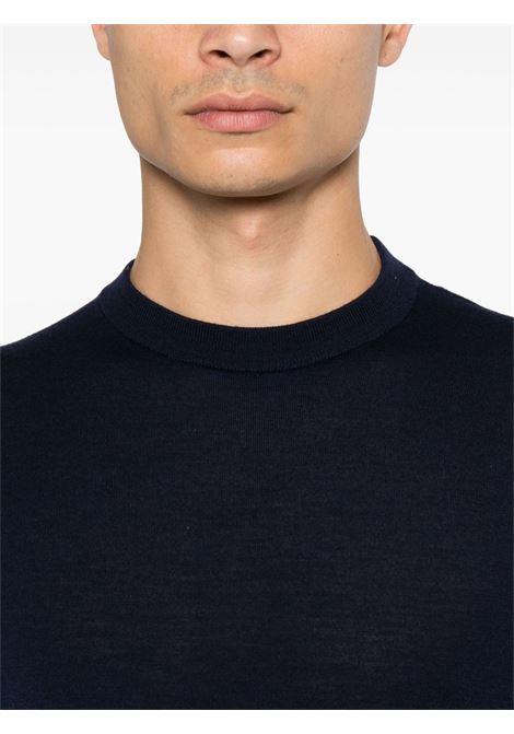 maglione girocollo in blu eleventy - uomo ELEVENTY | X76MAGF12MAG2400111
