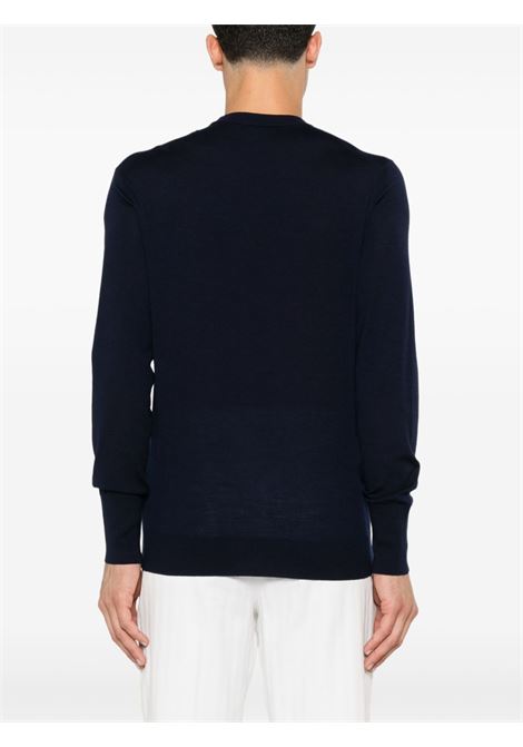 maglione girocollo in blu eleventy - uomo ELEVENTY | X76MAGF12MAG2400111