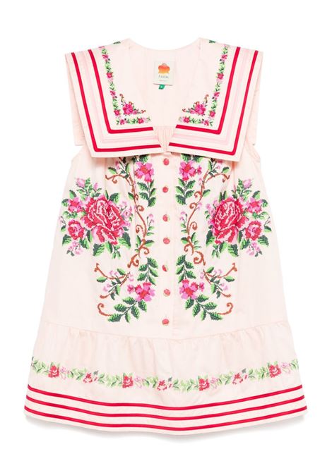 Abito con stampa floreale in rosa Farm rio - donna FARM RIO | Abiti | 33581225036