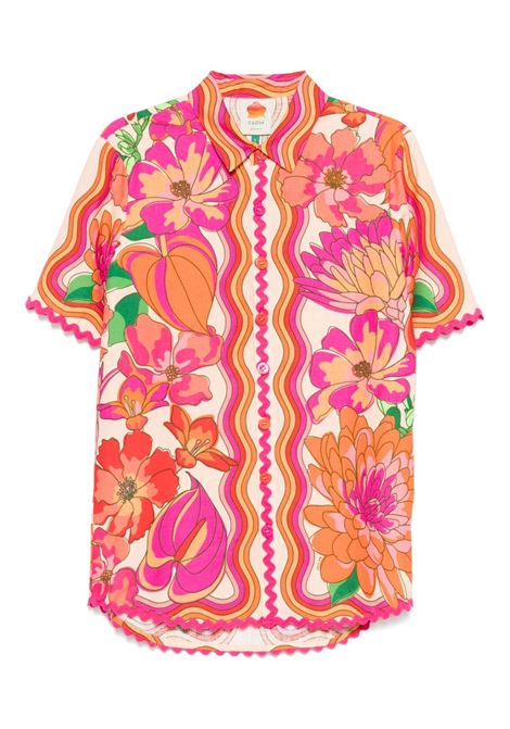 Multicolored floral-design shirt Farm rio - women FARM RIO | Shirts | 33646625097