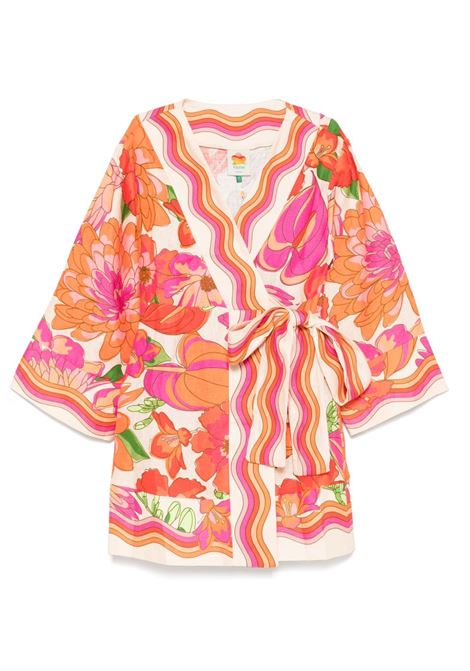 Orange linen mini dress Farm rio - women FARM RIO | Dresses | 34219025097