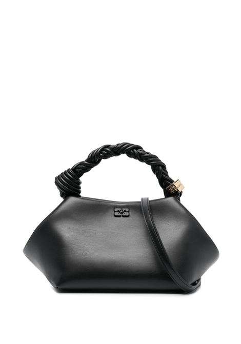 Black Bou braided-handle tote bag - GANNI  women