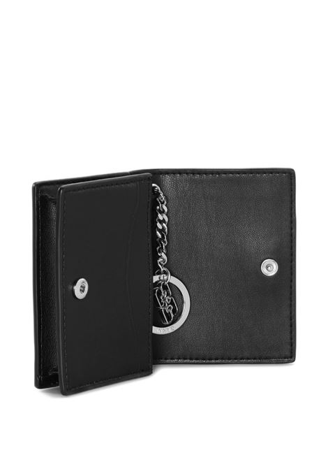 Porta carte con stampa in nero Ganni - donna GANNI | A6776099