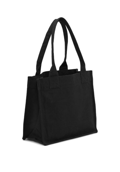 borsa tote con logo in nero Ganni - donna GANNI | A6897099