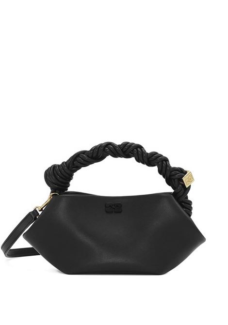 Borsa con logo bou in nero Ganni - donna GANNI | A6946099