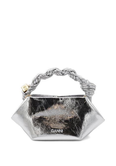 Borsa con logo bou in argento Ganni - donna GANNI | A6950018
