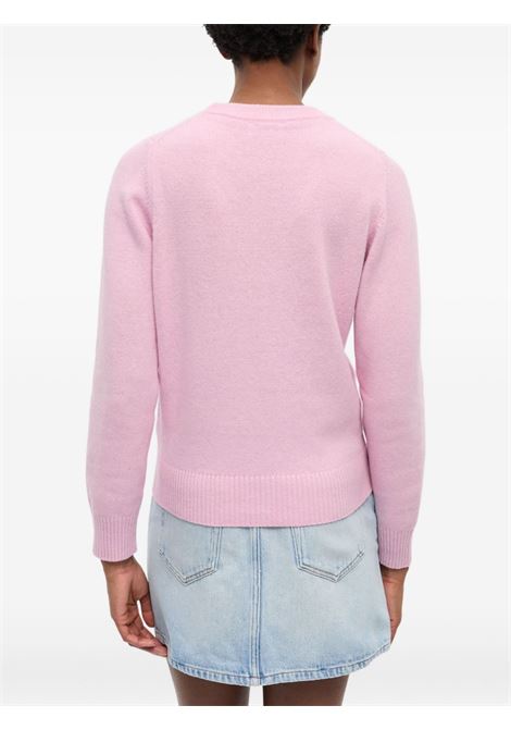 Pink Poodle-embroidery sweater Ganni - women GANNI | K2499868