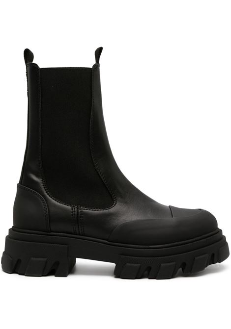 Black chelsea ankle boots Ganni - women