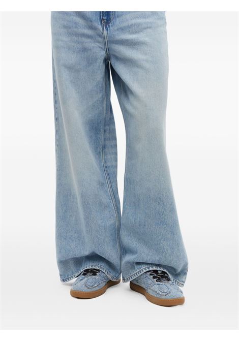 Blue denim panelled sneakers Ganni - women GANNI | S3084565