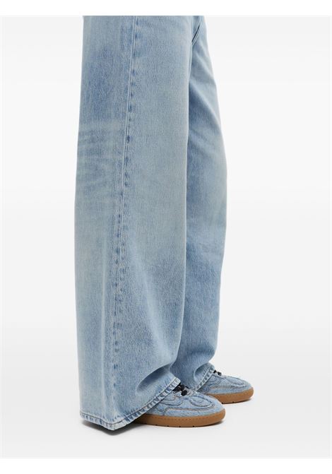 Blue denim panelled sneakers Ganni - women GANNI | S3084565