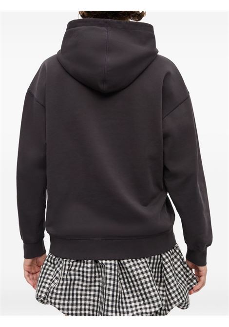 Black logo-print sweatshirt Ganni - women GANNI | T4270252