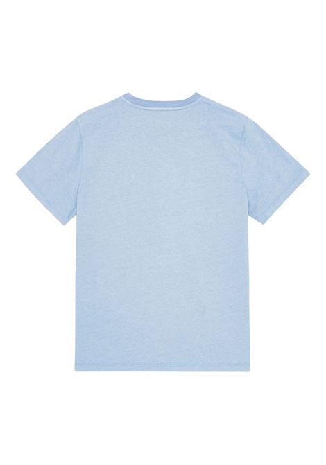 Blue logo-print T-shirt Ganni - women GANNI | T4278570