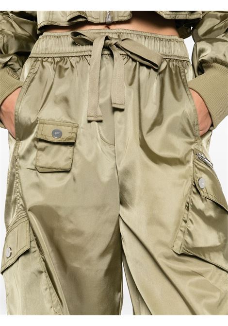 Cargo affusolati in verde salvia Ganni - donna GANNI | W0412028