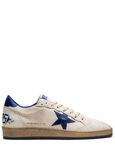 Sneakers ball star basse in bianco e blu Golden goose - uomo GOLDEN GOOSE | Sneakers | GMF00117F00219810327