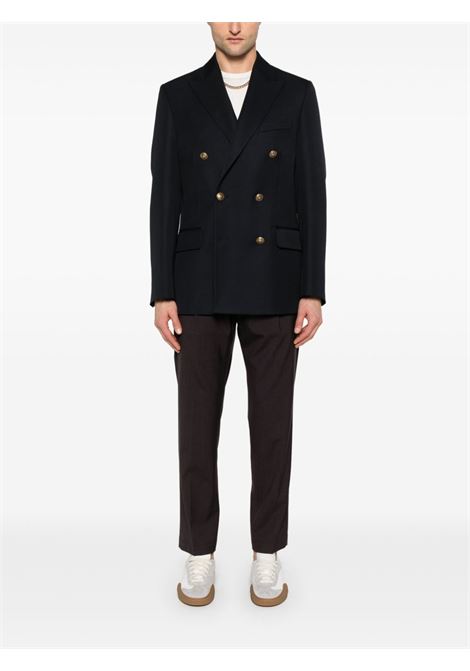 Giacca doppiopetto in blu Golden goose - uomo GOLDEN GOOSE | Capispalla | GMP00835P00061950486