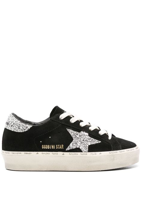 Sneakers Hi Star in nero di Golden Goose - donna GOLDEN GOOSE | Sneakers | GWF00118F00638990179