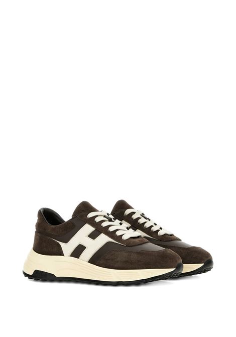 Sneakers iperleggeri in marrone Hogan - uomo HOGAN | HXM5630FR30UHG342G