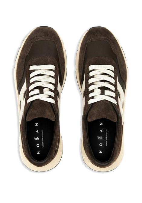 Sneakers iperleggeri in marrone Hogan - uomo HOGAN | HXM5630FR30UHG342G