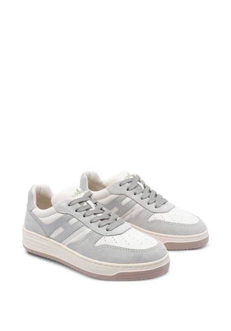 White and light blue h630 low-top sneakers Hogan - women HOGAN | HXW6300EU50QDA0MA3