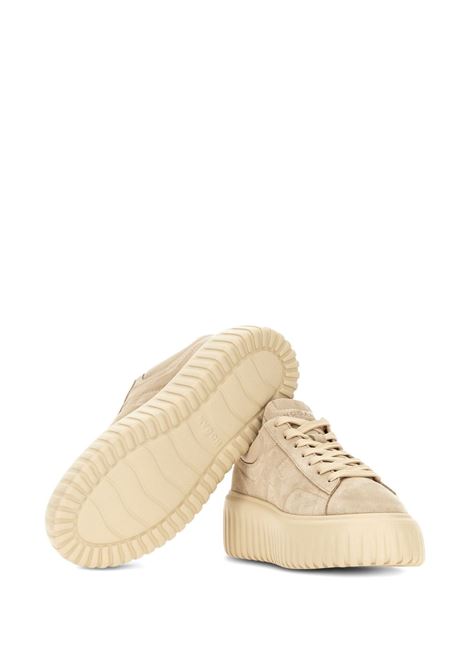 Sneakers H-stripes in beige Hogan - uomo HOGAN | HXW6450FC6TPJQC023