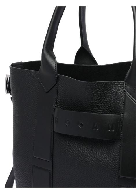 Borsa tote shopping script in nero Hogan - donna HOGAN | KBW01OA0300UH9B999