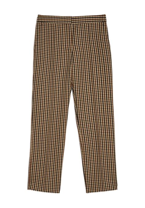 Pantaloni a quadri in marrone Jil sander - donna JIL SANDER | Pantaloni | J01KA0181J40271242