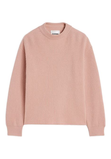 Maglione a coste in rosa Jil Sander - donna JIL SANDER | Felpe | J02GP0223J14737660