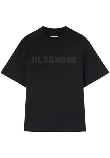 Black logo-detail T-shirt Jil sander - women JIL SANDER | T-shirt | J03GC0137J20243001