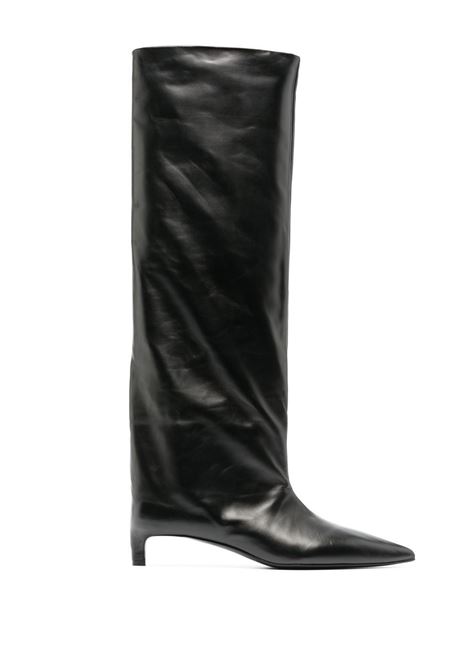 Black 35mm knee boots Jil sander - women JIL SANDER | Boots | J15WW0009P4833001