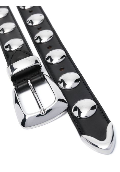 Cintura con borchie in nero Khaite - donna KHAITE | 10014763200