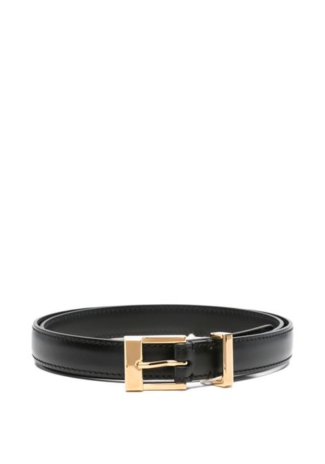 Cintura con fibbia manhattan in nero Khaite - donna KHAITE | 10084763200