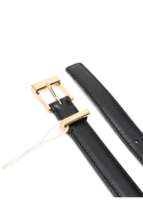 Cintura con fibbia manhattan in nero Khaite - donna KHAITE | 10084763200
