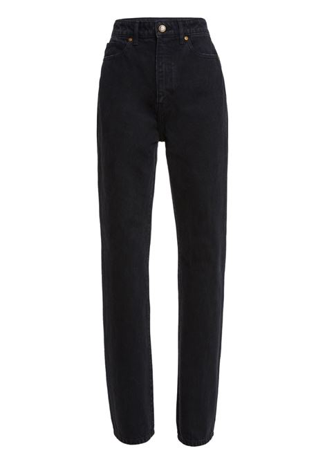 Black Danielle straight-leg jeans khate - women KHAITE | 1032913091