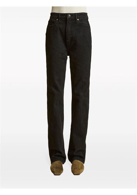 Black Danielle straight-leg jeans khate - women KHAITE | 1032913091